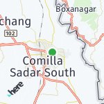 Map for location: Comilla, Bangladesh