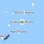Map for location: Kulhudhuffushi, Maldives