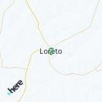 Map for location: Loreto, Paraguay