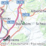 Map for location: Dornbirn, Austria