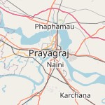 Map for location: Prayagraj, India