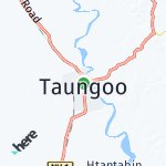 Map for location: Taungoo, Myanmar