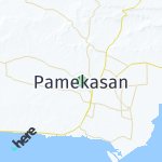 Map for location: Pamekasan, Indonesia