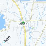 Map for location: Lahan, Thailand