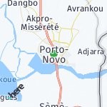 Map for location: Porto-Novo, Benin