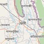 Map for location: Feni, Bangladesh