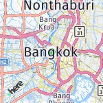 Map for location: Bangkok, Thailand