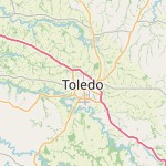 Map for location: Toledo, Brazil