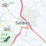 Map for location: Salinas, United States
