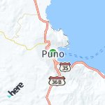 Map for location: Puno, Peru