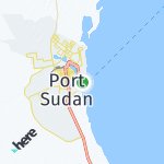 Map for location: Bur Sudan, Sudan