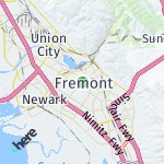 Map for location: Fremont, United States