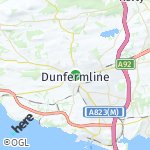 Map for location: Dunfermline, United Kingdom