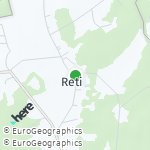 Map for location: Reti, Estonia