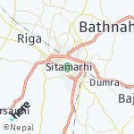 Map for location: Sitamarhi, India