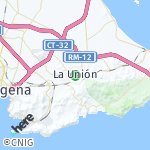 Map for location: La Unión, Spain