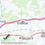 Map for location: Ostrów, Poland