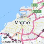 Map for location: Malmo, Sweden
