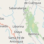 Map for location: San Diego, Colombia