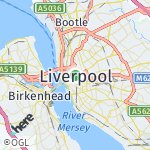 Map for location: Liverpool, United Kingdom
