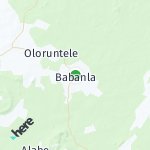 Map for location: Babanla, Nigeria