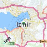 Map for location: Izmir, Turkey
