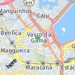 Map for location: Vasco da Gama, Brazil