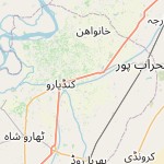 Map for location: Kandiaro, Pakistan