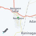 Map for location: Naogaon, Bangladesh