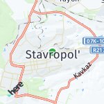 Map for location: Stavropol', Russia