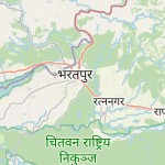 Map for location: Bharatpur, Nepal