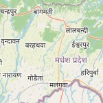 Map for location: Pipariya, Nepal