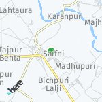 Map for location: Saifni, India