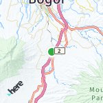 Map for location: Bogor Kabupaten, Indonesia