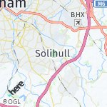 Map for location: Solihull, United Kingdom