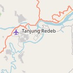 Map for location: Tanjung Redeb, Indonesia
