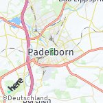 Map for location: Paderborn, Germany