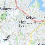 Map for location: Glen Eden, New Zealand