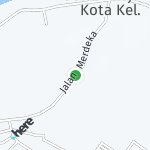 Map for location: Selat Panjang, Indonesia