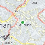Map for location: Al Nusr, Jordan