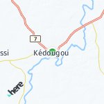 Map for location: Kédougou, Senegal
