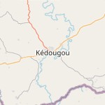 Map for location: Kédougou, Senegal