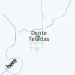 Map for location: Dente Teladas, Indonesia