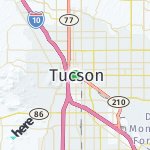 Map for location: Tucson, United States