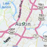 Map for location: Austin, United States