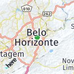 Map for location: Belo Horizonte, Brazil