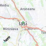 Map for location: Iasi, Romania