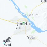 Map for location: Jimeta, Nigeria