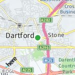 Map for location: Dartford, United Kingdom