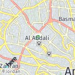 Map for location: Al Abdali, Jordan